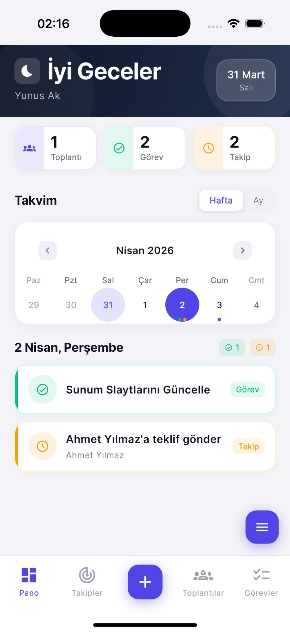 Dashboard