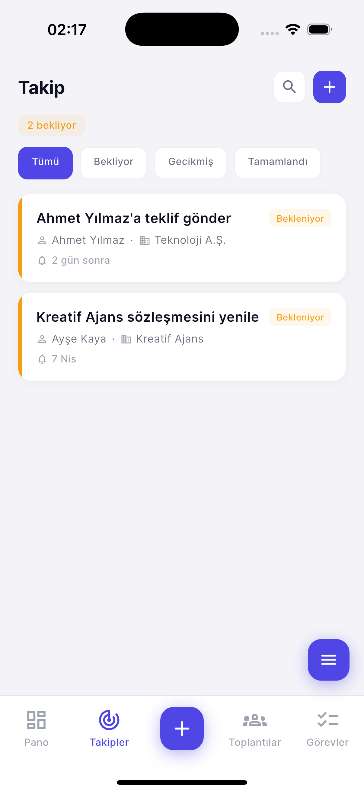 Follow-ups